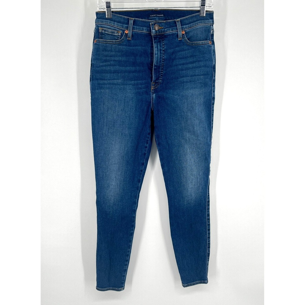 Lucky Brand Womens Skinny Jeans Size 4 Uni Fit Ankle Blue Stretch Denim HighRise